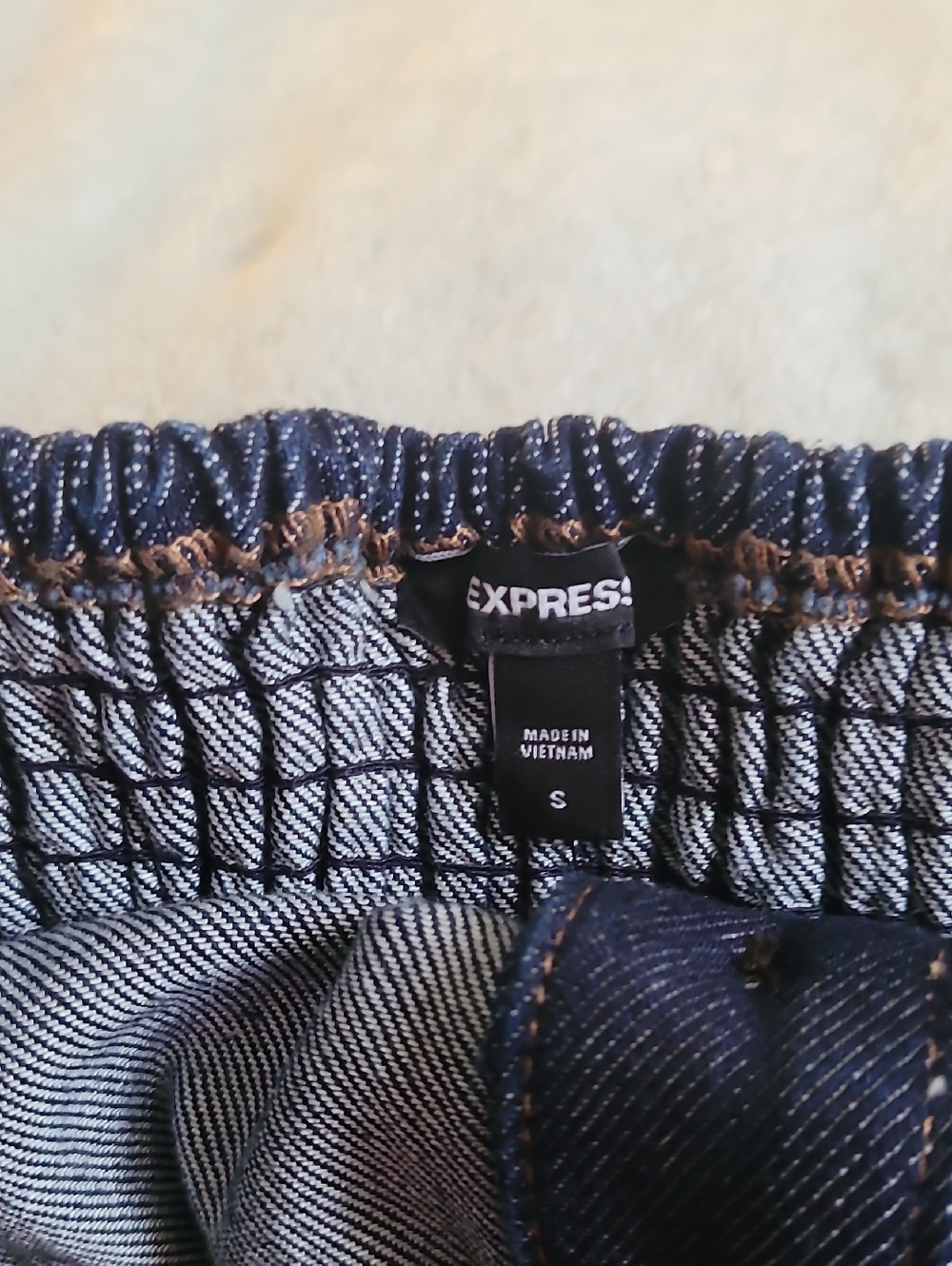 Denim Halter Sleeveless Top - Picture 7 of 10